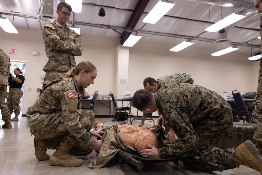 3rd Dental Battalion Officers participate in Combat Casualty Care Course (C4)