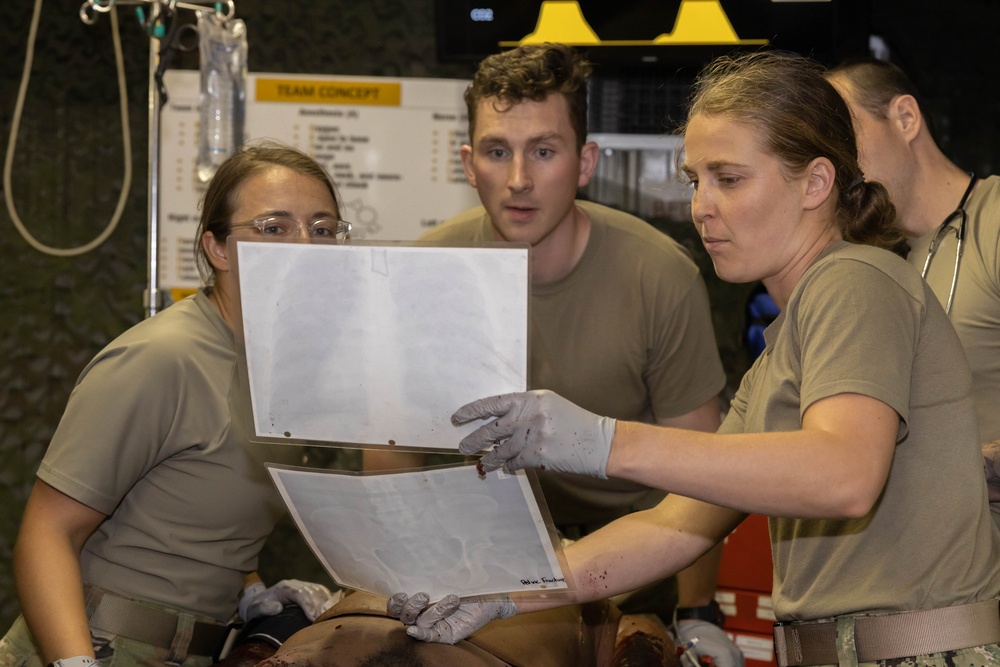 3rd Dental Battalion Officers participate in Combat Casualty Care Course (C4)