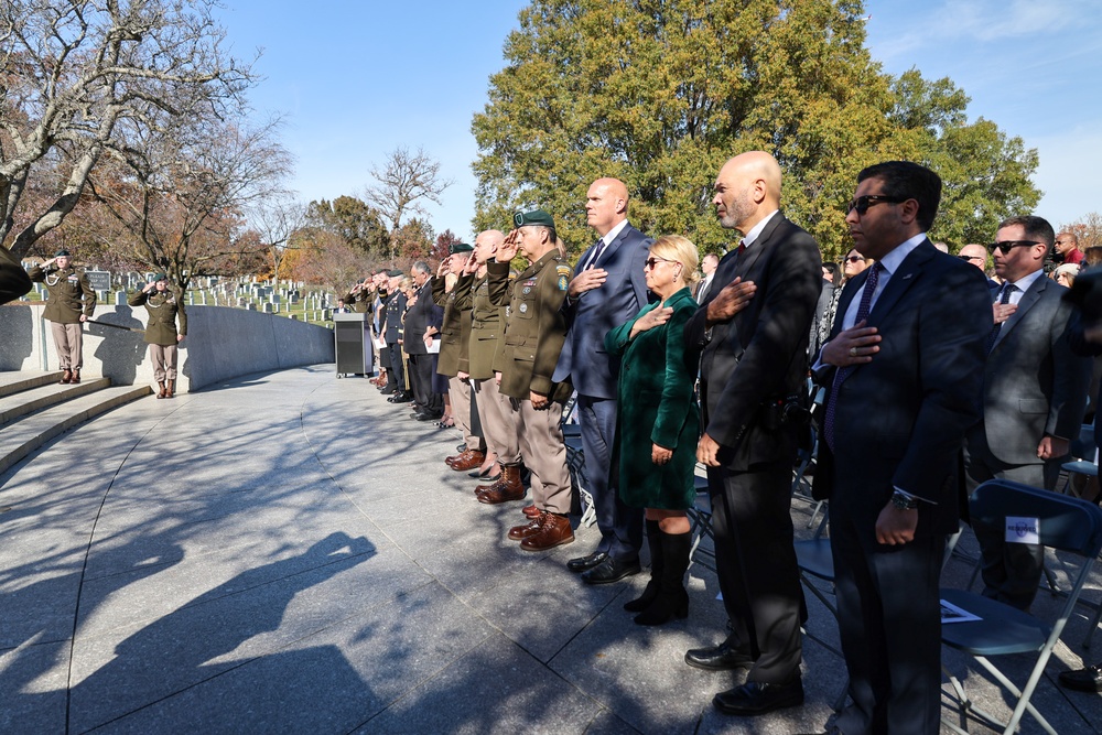 JFK Wreath Laying Ceremony