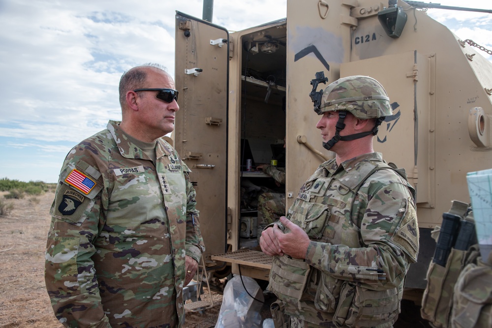 FORSCOM Commanding General visits Fort Bliss