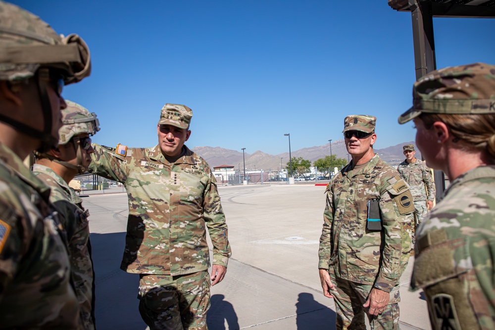 FORSCOM Commanding General visits Fort Bliss