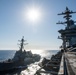 Theodore Roosevelt Refuels Halsey at Sea