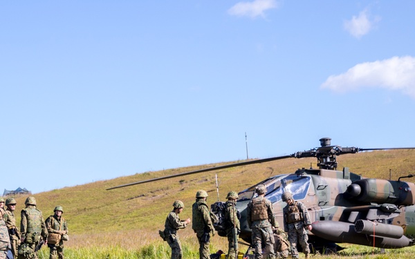 Resolute Dragon 23 | 1st MAW, JGSDF Conduct Bilateral Forward Arming and Refueling Point at Camp Jumonjibaru