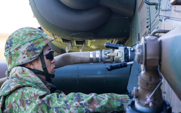 Resolute Dragon 23 | 1st MAW, JGSDF Conduct Bilateral Forward Arming and Refueling Point at Camp Jumonjibaru