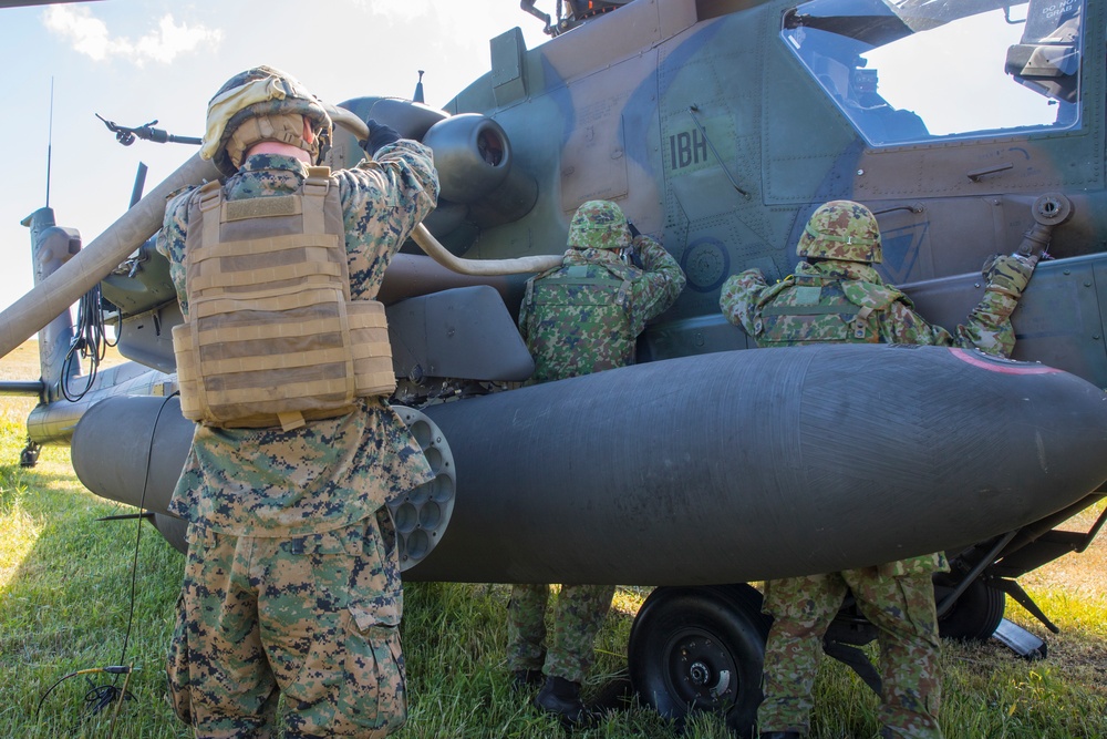 Resolute Dragon 23 | 1st MAW, JGSDF Conduct Bilateral Forward Arming and Refueling Point at Camp Jumonjibaru