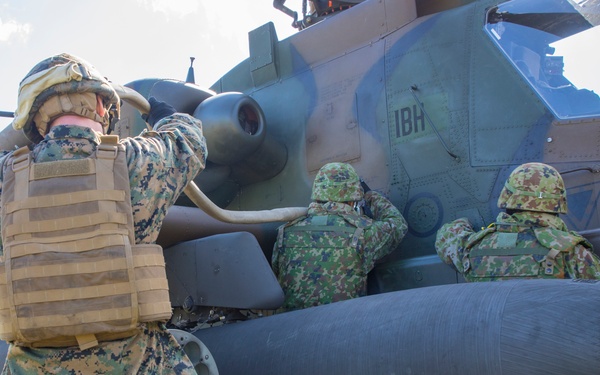 Resolute Dragon 23 | 1st MAW, JGSDF Conduct Bilateral Forward Arming and Refueling Point at Camp Jumonjibaru