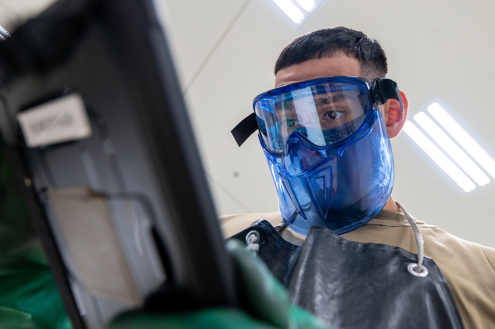 Nondestructive inspection keeps the Wolf Pack structurally sound