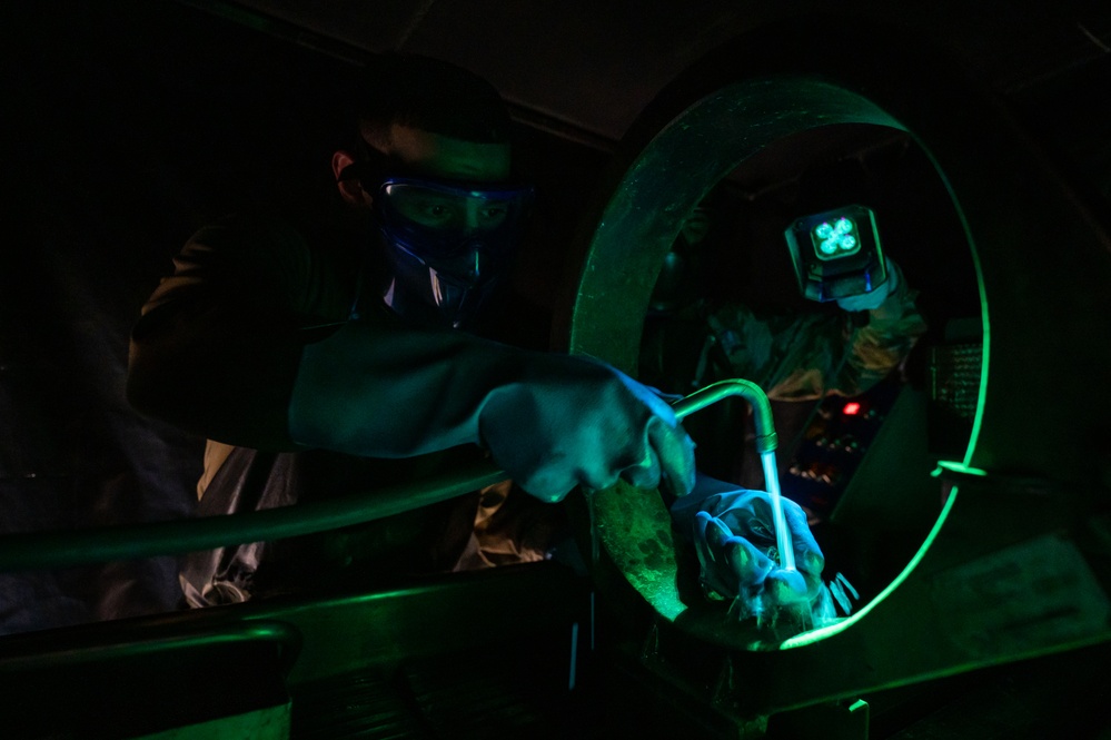 Nondestructive inspection keeps the Wolf Pack structurally sound