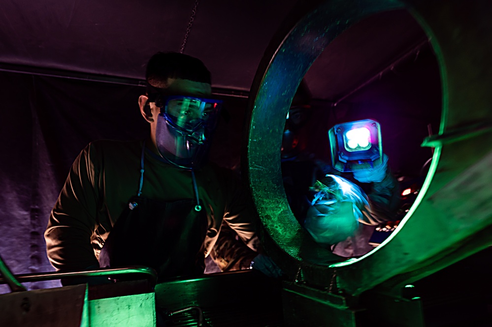 Nondestructive inspection keeps the Wolf Pack structurally sound