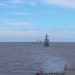 Sailors aboard the USS Rafael Peralta (DDG 115) conduct a live fire exercise with the HMCS Ottawa (FFH 341) and the HMAS Brisbane (DDG 41) as part of operation Noble Wolverine in the South China Sea