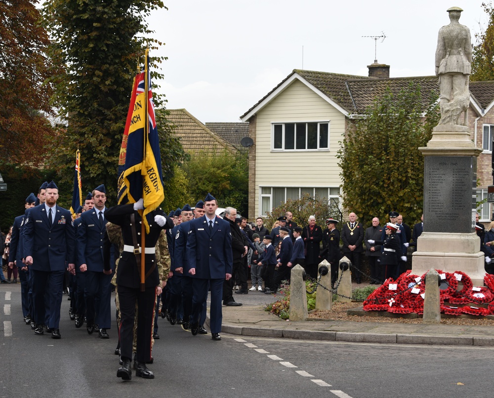 Team Mildenhall honors fallen on Remembrance Sunday