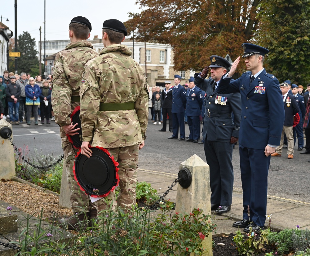 Team Mildenhall honors fallen on Remembrance Sunday