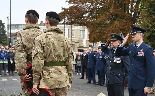Team Mildenhall honors fallen on Remembrance Sunday