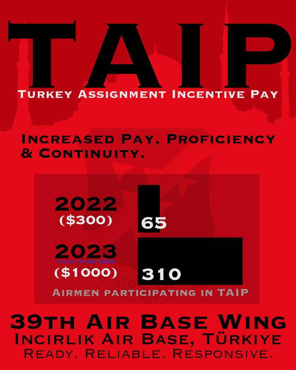 TAIP pays for continuity at Incirlik AB