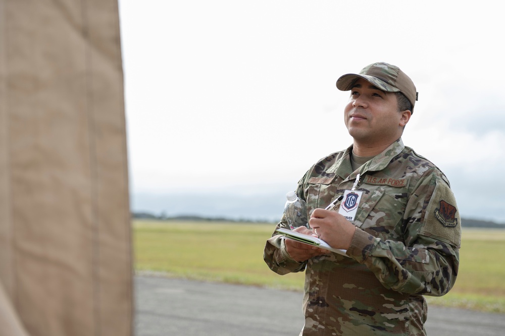 Airmen set up single pallet expeditionary kitchen for Mosaic Tiger 24-1