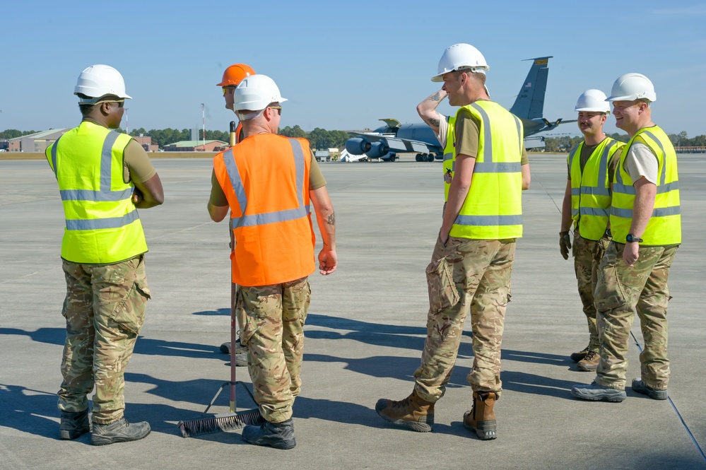 165th Civil Engineer Squadron and British Royal Army Engineers Join Forces at Savannah Air National Guard Base for Exercise Flying Rose