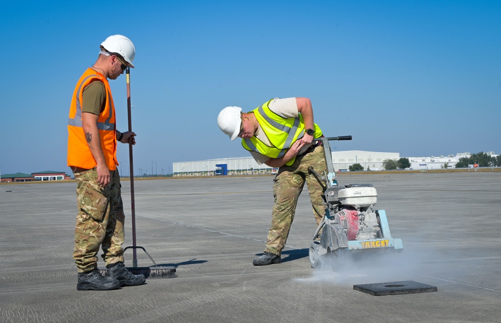 165th Civil Engineer Squadron and British Royal Army Engineers Join Forces at Savannah Air National Guard Base for Exercise Flying Rose