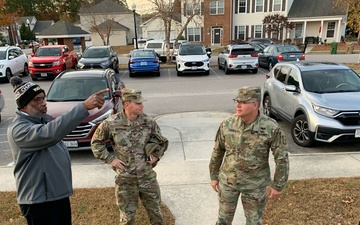 Fort Gregg-Adams leaders visit on-post homes