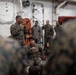 Marines conduct tactical combat casualty care training aboard the USS New York
