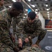 Marines conduct tactical combat casualty care training aboard the USS New York