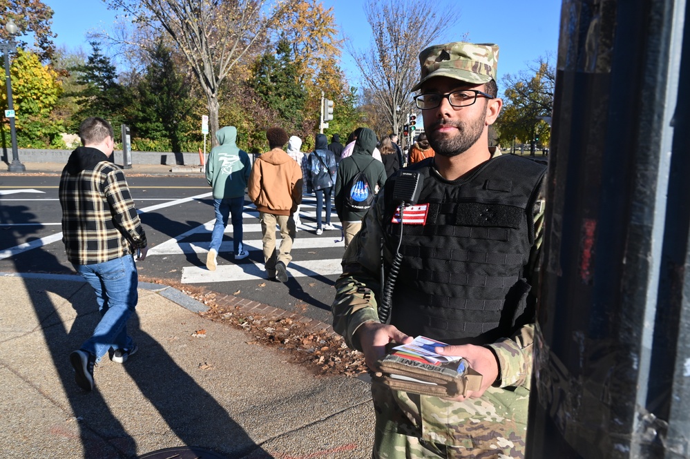 D.C. Guard supports Metropolitan Police during March for Israel on National Mall