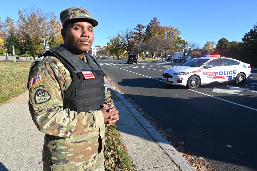 D.C. Guard supports Metropolitan Police during March for Israel on National Mall