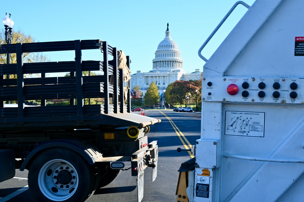 D.C. Guard supports Metropolitan Police during March for Israel on National Mall