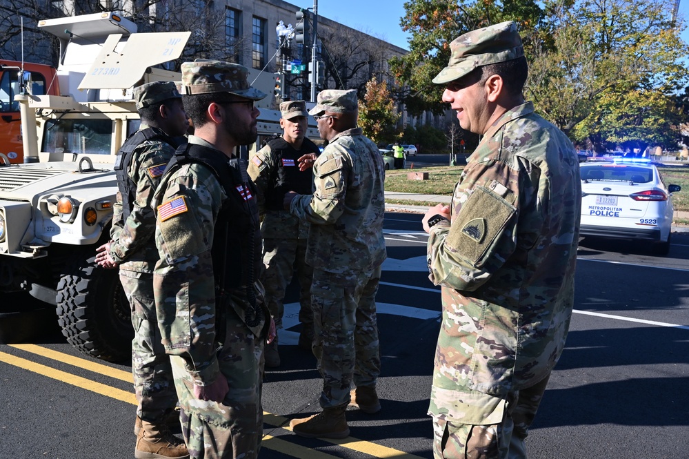 D.C. Guard supports Metropolitan Police during March for Israel on National Mall