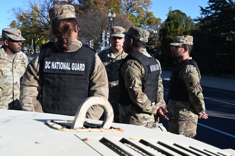 D.C. Guard supports Metropolitan Police during March for Israel on National Mall