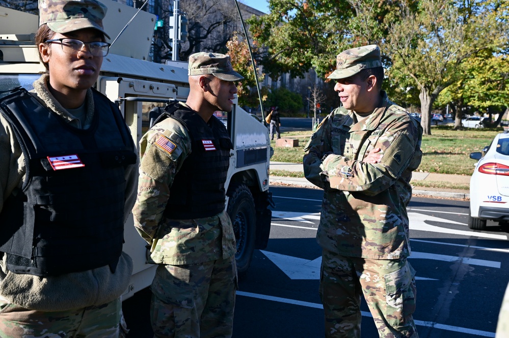 D.C. Guard supports Metropolitan Police during March for Israel on National Mall