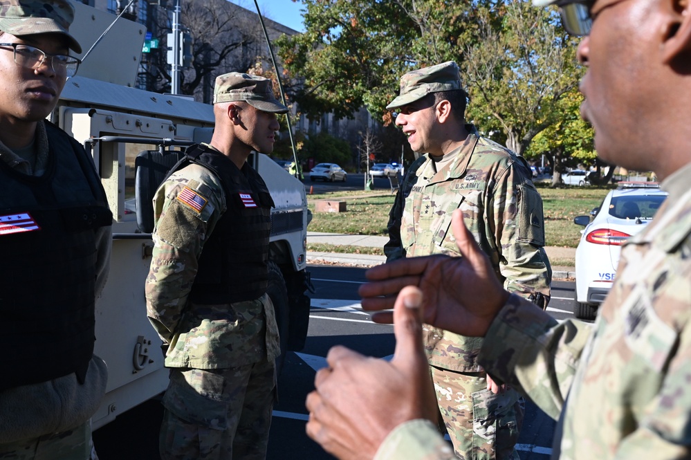 D.C. Guard supports Metropolitan Police during March for Israel on National Mall