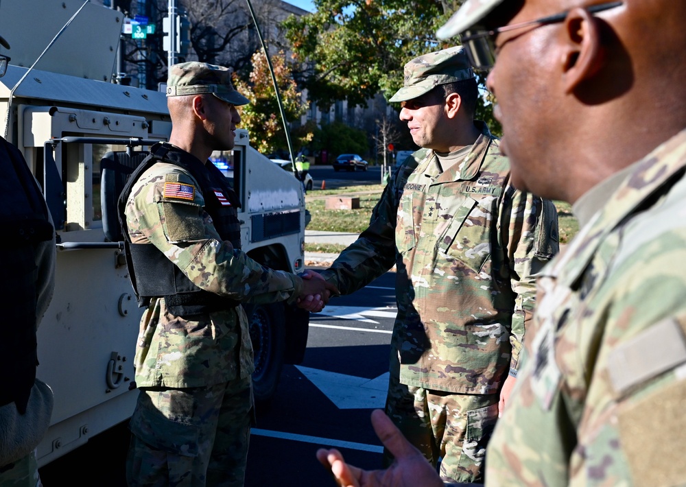 D.C. Guard supports Metropolitan Police during March for Israel on National Mall