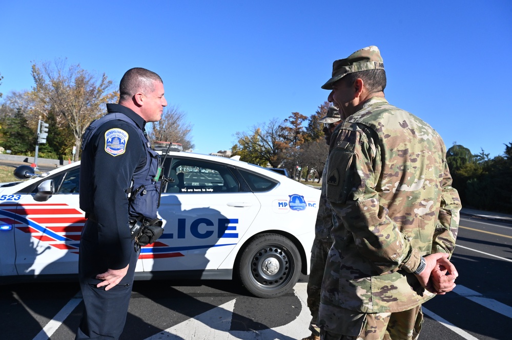 D.C. Guard supports Metropolitan Police during March for Israel on National Mall