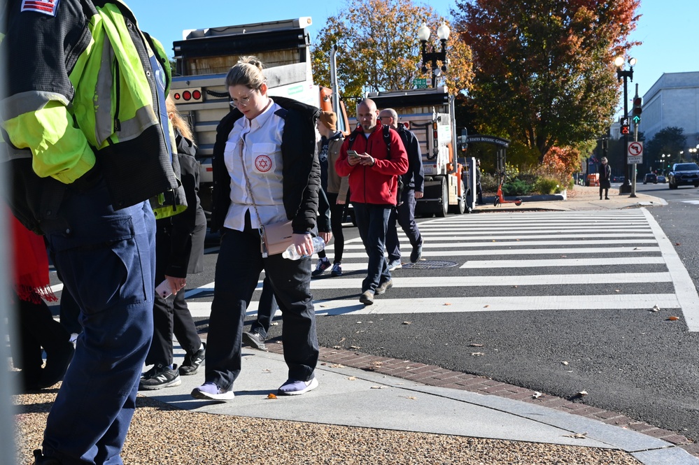 D.C. Guard supports Metropolitan Police during March for Israel on National Mall