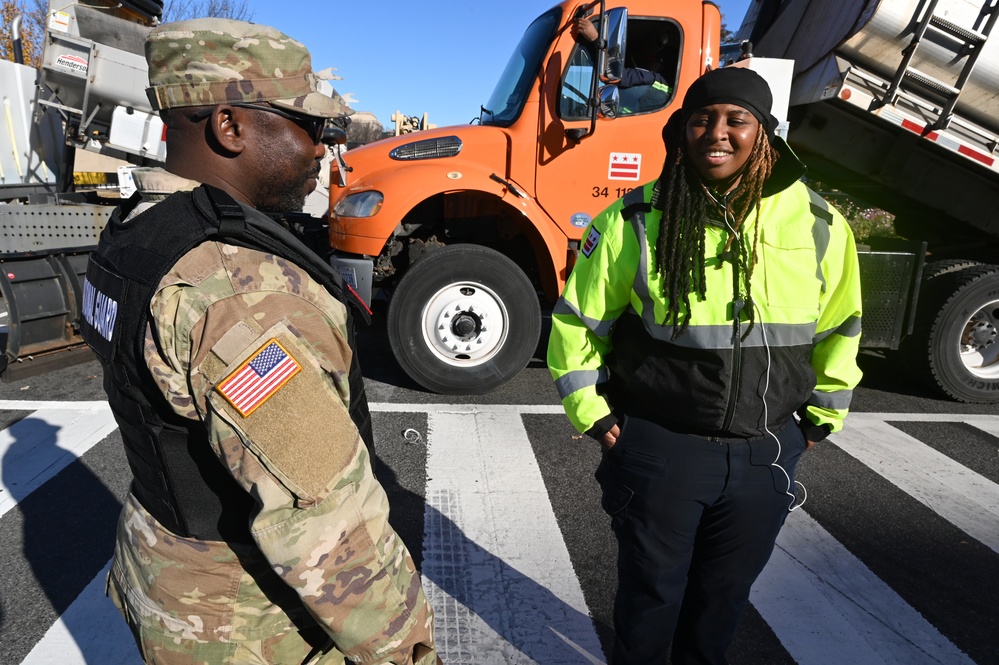 D.C. Guard supports Metropolitan Police during March for Israel on National Mall