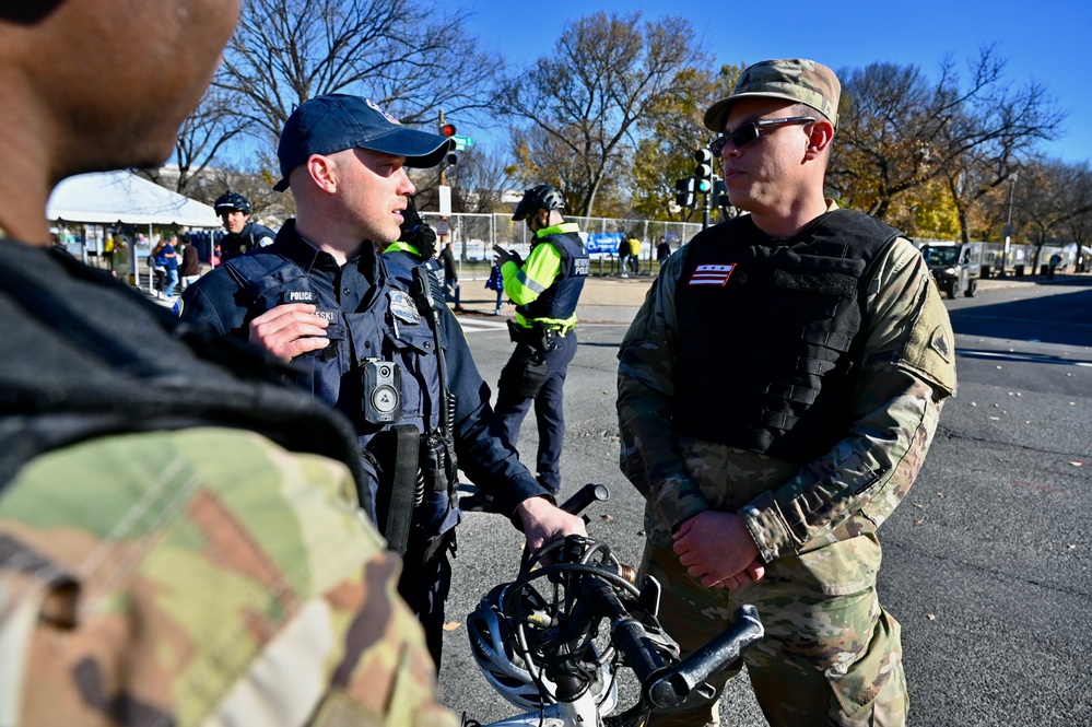 D.C. Guard supports Metropolitan Police during March for Israel on National Mall