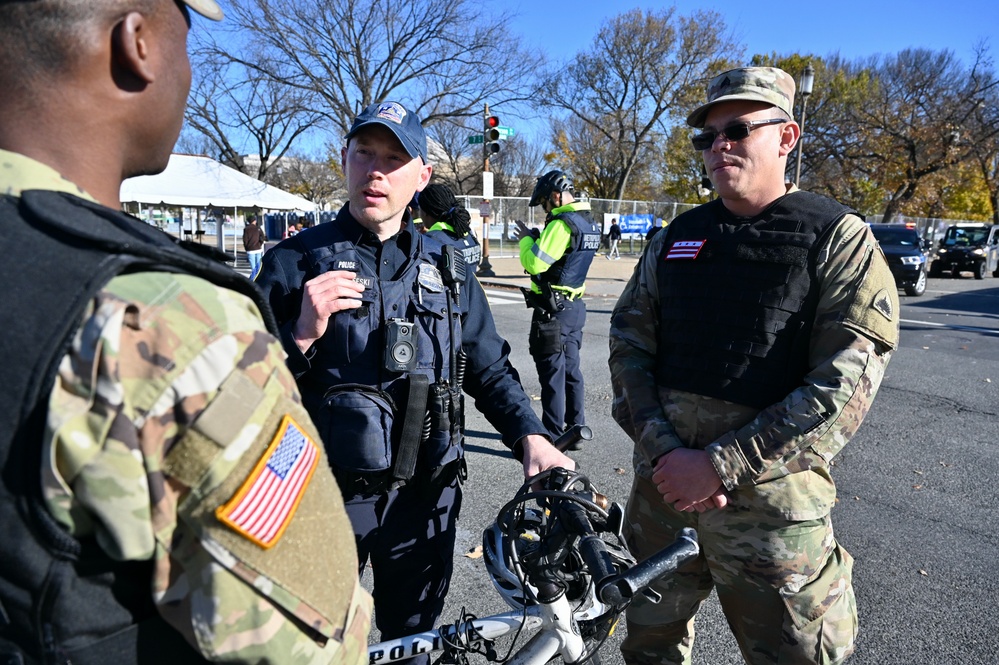 D.C. Guard supports Metropolitan Police during March for Israel on National Mall