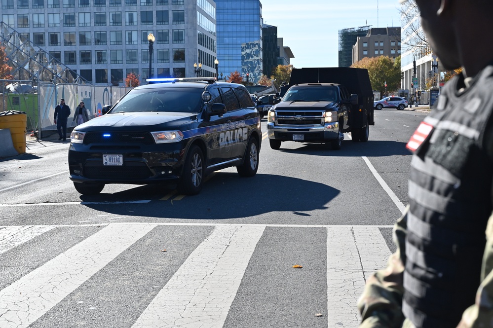 D.C. Guard supports Metropolitan Police during March for Israel on National Mall