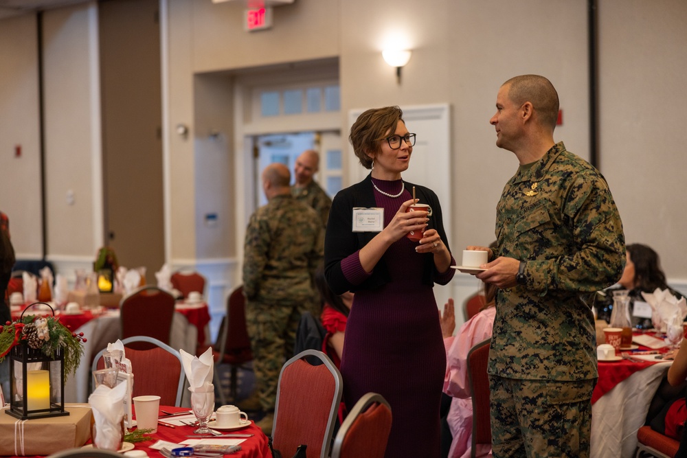 The Quantico Spouses' Social Club hosts a Toys for Tots luncheon and toy collection event