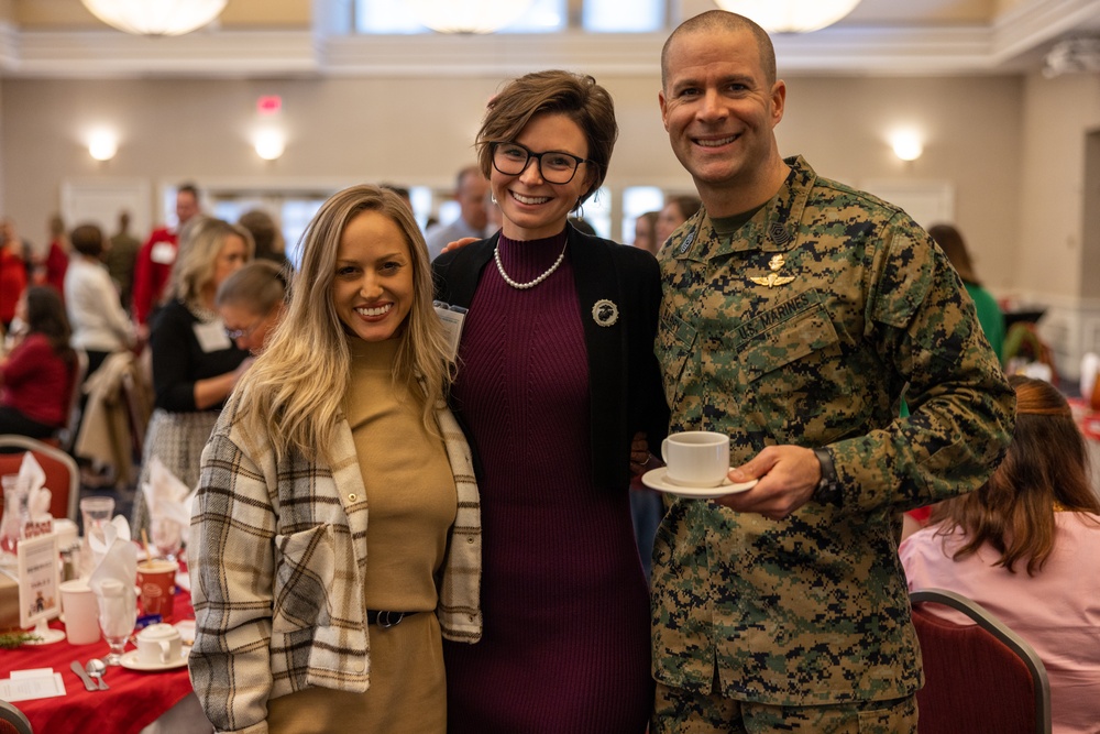 The Quantico Spouses' Social Club hosts a Toys for Tots luncheon and toy collection event
