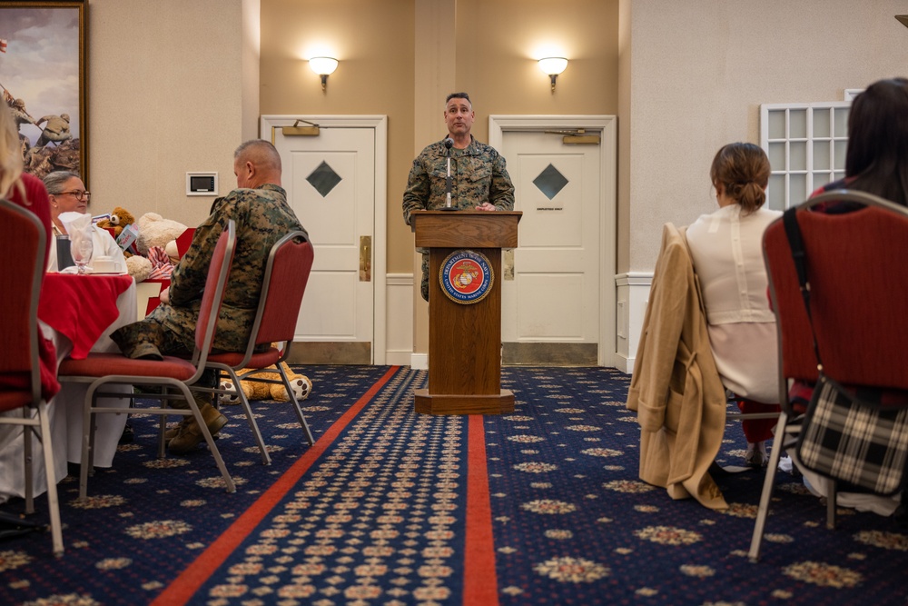 The Quantico Spouses' Social Club hosts a Toys for Tots luncheon and toy collection event