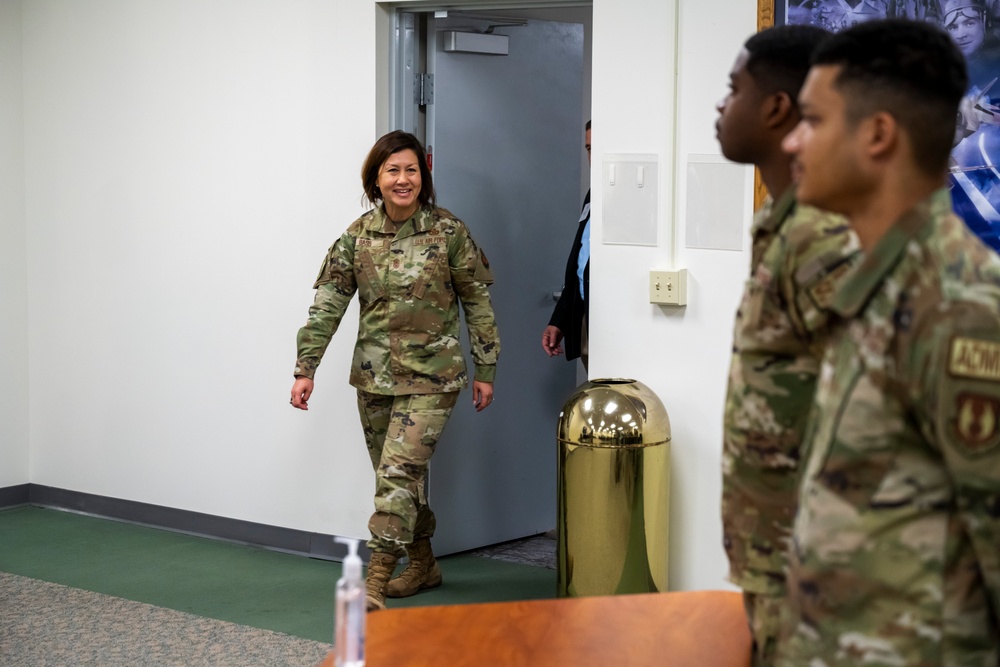 CMSAF Visits Wright-Patterson Air Force Base