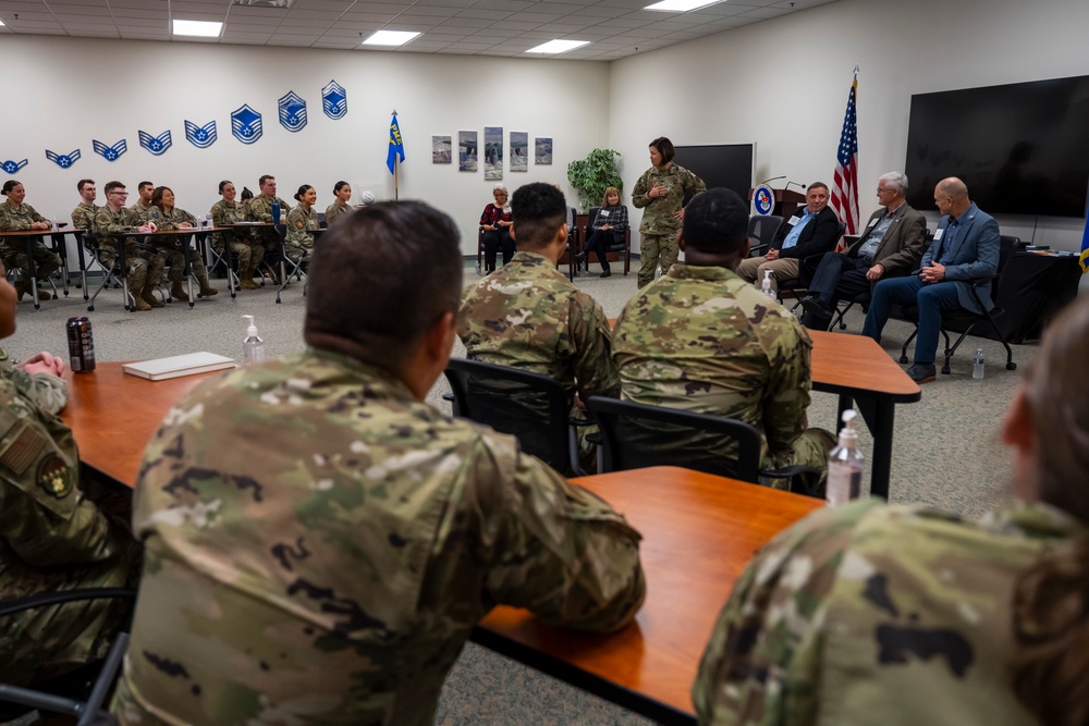 CMSAF Visits Wright-Patterson Air Force Base