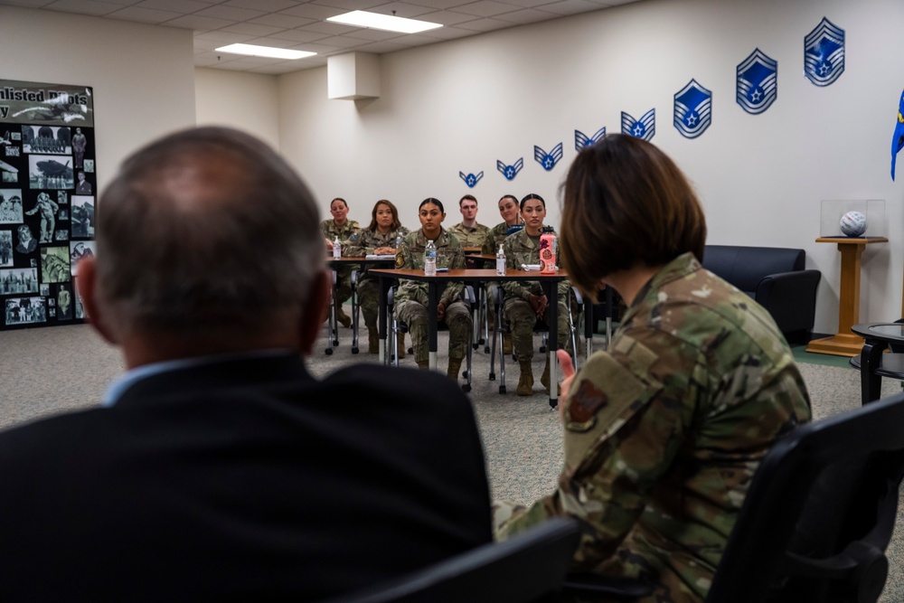 CMSAF Visits Wright-Patterson Air Force Base