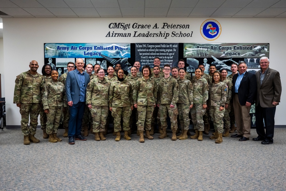 CMSAF Visits Wright-Patterson Air Force Base