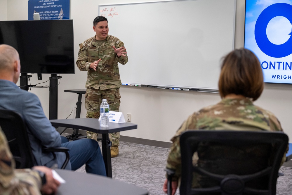 CMSAF Visits Wright-Patterson Air Force Base