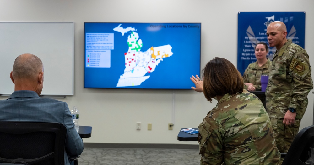 CMSAF Visits Wright-Patterson Air Force Base