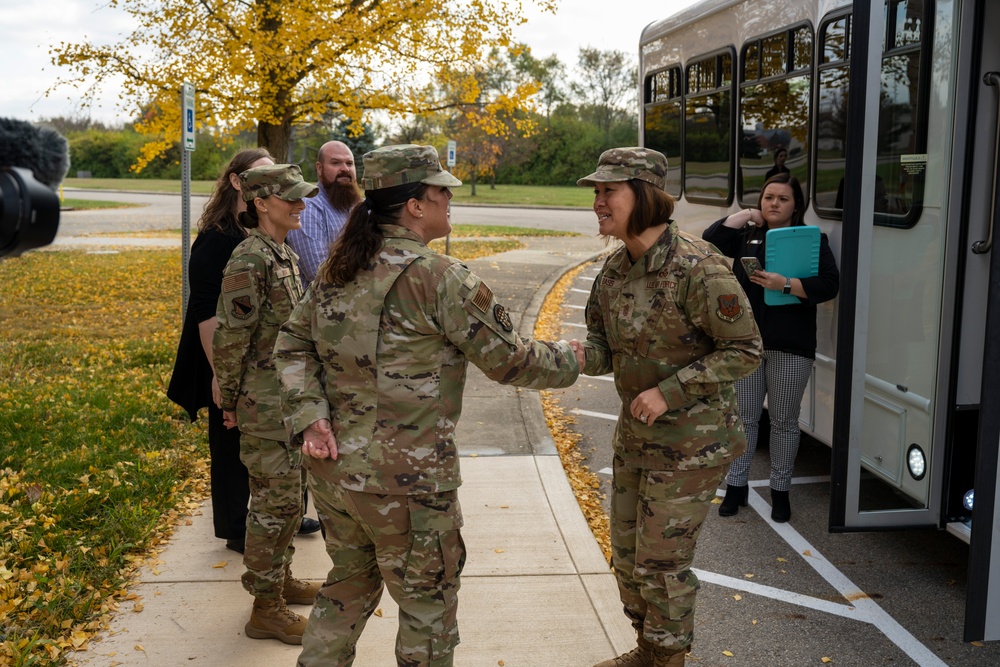 CMSAF Visits Wright-Patterson Air Force Base