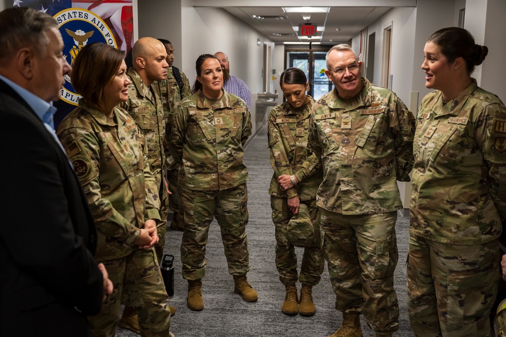 CMSAF Visits Wright-Patterson Air Force Base