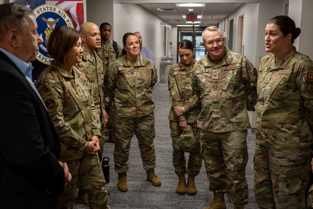 CMSAF Visits Wright-Patterson Air Force Base